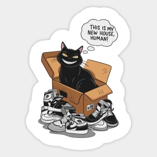 Cat box Sticker